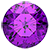 Cadena Amethyst and Diamond Halo Pendant 