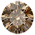 Astera Smoky Quartz and Diamond Circle Halo Pendant 