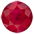Astera Ruby and Diamond Circle Halo Pendant 