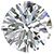 Keily 6.00 mm Round Forever Brilliant Moissanite and Diamond Halo Pendant 
