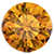 Ethan 3.00 mm Round Yellow Diamond and Citrine 2 Stone Men Wedding Ring 