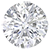 Eleni 2.19 ctw (5.80 mm) Lab Grown Diamond and White Sapphire with Side Natural Diamond Bypass Ring 