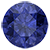 Valene Diamond and Iolite Three Stone with Side Iolite Ring 