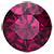 Valene Diamond Three Stone with Side Rhodolite Garnet Ring 
