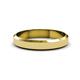 2 - Feivel Glass Finish 4.00 mm Beveled Edge Wedding Band 