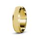 3 - Feivel Glass Finish 4.00 mm Beveled Edge Wedding Band 