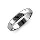 1 - Feivel High Polish 4.00 mm Beveled Edge Wedding Band 