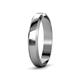 3 - Feivel High Polish 4.00 mm Beveled Edge Wedding Band 