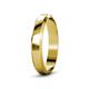 3 - Feivel High Polish 4.00 mm Beveled Edge Wedding Band 