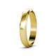 3 - Feivel Satin Finish 4.00 mm Beveled Edge Wedding Band 