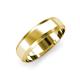 1 - Feivel Satin Finish 4.00 mm Beveled Edge Wedding Band 