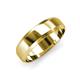 1 - Feivel High Polish 4.00 mm Beveled Edge Wedding Band 