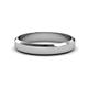 2 - Feivel Satin Finish 4.00 mm Beveled Edge Wedding Band 