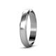 3 - Feivel Satin Finish 4.00 mm Beveled Edge Wedding Band 