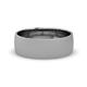 2 - Valerio Glass Finish 2.00 mm Dome Wedding Band 