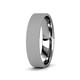 3 - Aidan Glass Finish 2.00 mm Flat Comfort Fit Unisex Wedding Band 