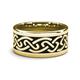 2 - Jules High Polish 10.00 mm Celtic Wedding Band 