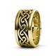 3 - Jules High Polish 10.00 mm Celtic Wedding Band 