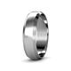 3 - Feivel Satin Finish 4.00 mm Beveled Edge Wedding Band 