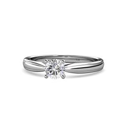 Adsila Semi Mount Engagement Ring Four Prong Semi Mount Womens Solitaire Engagement Ring Setting Platinum