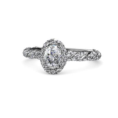 Kelyn Signature Semi Mount Halo Engagement Ring