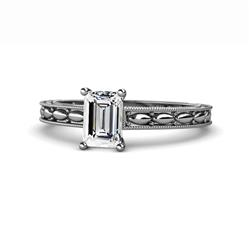 Rachel Retro Semi Mount Marquise Design Solitaire Engagement Ring Four Prong Semi Mount Marquise Design Solitaire Engagement Ring in Platinum