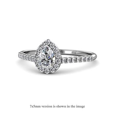 Arella Desire Semi Mount Halo Engagement Ring
