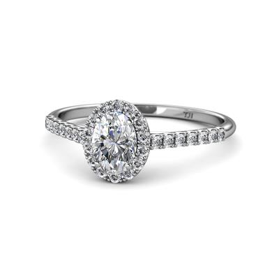 Marnie Desire Semi Mount Halo Engagement Ring