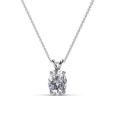 Jassiel Semi Mount Double Bail Solitaire Pendant Necklace Setting