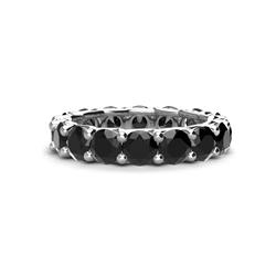 Laida Black Diamond Eternity Band Black Diamond ctw Womens Eternity Ring Stackable K White Gold