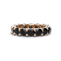 Laida Black Diamond Eternity Band Black Diamond ctw Womens Eternity Ring Stackable K Rose Gold