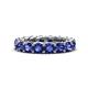 1 - Lucida 4.00 mm Round Iolite U Prong Eternity Band 