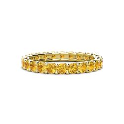 Laida Citrine Eternity Band Citrine ctw Womens Eternity Ring Stackable K Yellow Gold