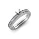 2 - Evika Semi Mount Bridal Set Ring 