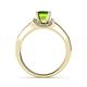 4 - Nessa Peridot and Diamond Bridal Set Ring 