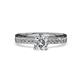 1 - Inez Diamond Euro Shank Bridal Set Ring 