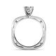 4 - Inez Diamond Euro Shank Bridal Set Ring 
