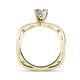 4 - Inez Diamond Euro Shank Bridal Set Ring 