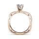 4 - Inez Diamond Euro Shank Bridal Set Ring 