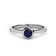 4 - Natare Blue Sapphire Solitaire Ring  