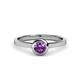 4 - Natare Amethyst Solitaire Ring  