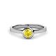 4 - Natare Yellow Sapphire Solitaire Ring  