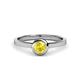 4 - Natare Yellow Sapphire Solitaire Ring  