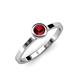 4 - Natare Ruby Solitaire Ring  