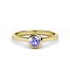 1 - Natare 0.47 ct Tanzanite Round (5.00 mm) Solitaire Engagement Ring  