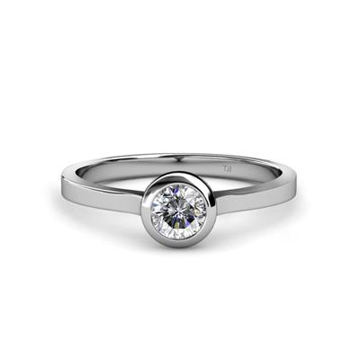 The Heart Solitaire Wedding Ring set with a 0.15 Ct Natural Diamond –  NaturalGemsAtelier