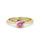 1 - Natare 0.53 ct Pink Sapphire Round (5.00 mm) Solitaire Engagement Ring  