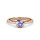 1 - Natare 0.47 ct Tanzanite Round (5.00 mm) Solitaire Engagement Ring  