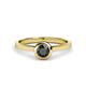 1 - Natare 0.50 ct Black Diamond Round (5.00 mm) Solitaire Engagement Ring  