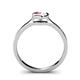 5 - Natare Pink Tourmaline Solitaire Ring  